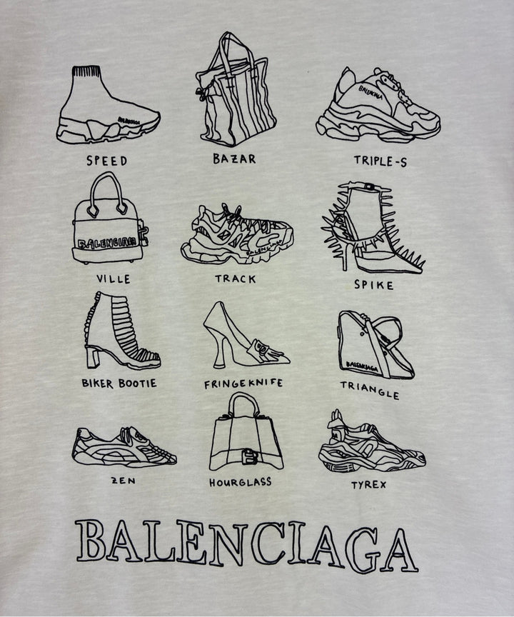 BALENCIAGA เสื้อยืด/เสื้อท็อปส์