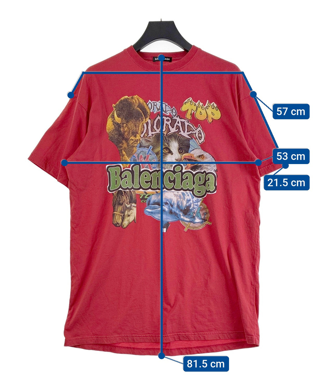 BALENCIAGA เสื้อยืด/เสื้อท็อปส์
