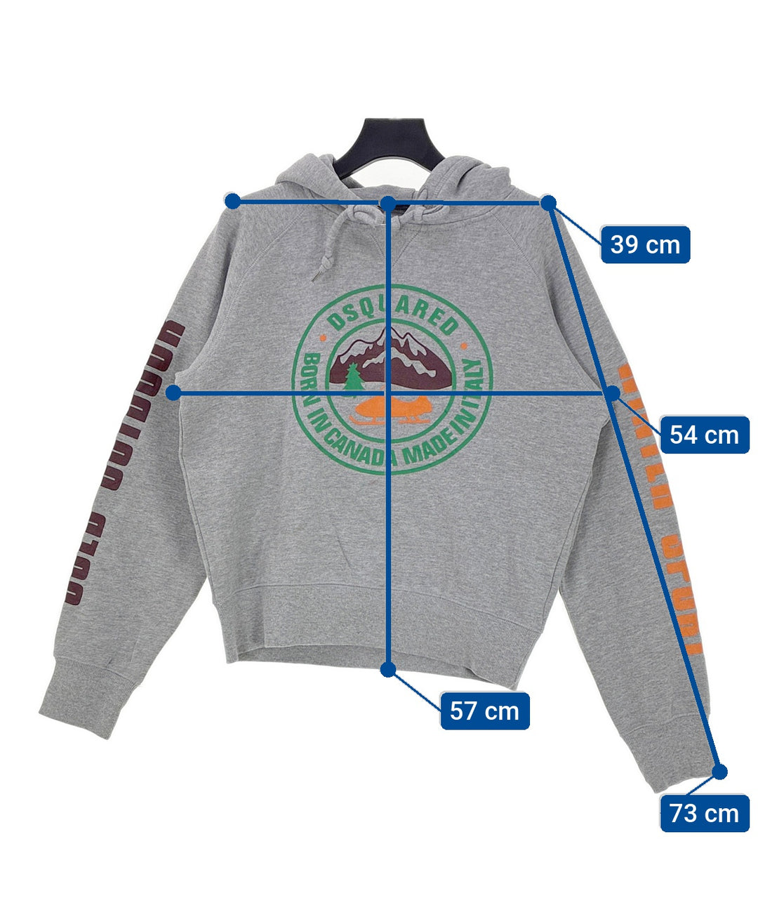 DSQUARED เสื้อฮู้ด