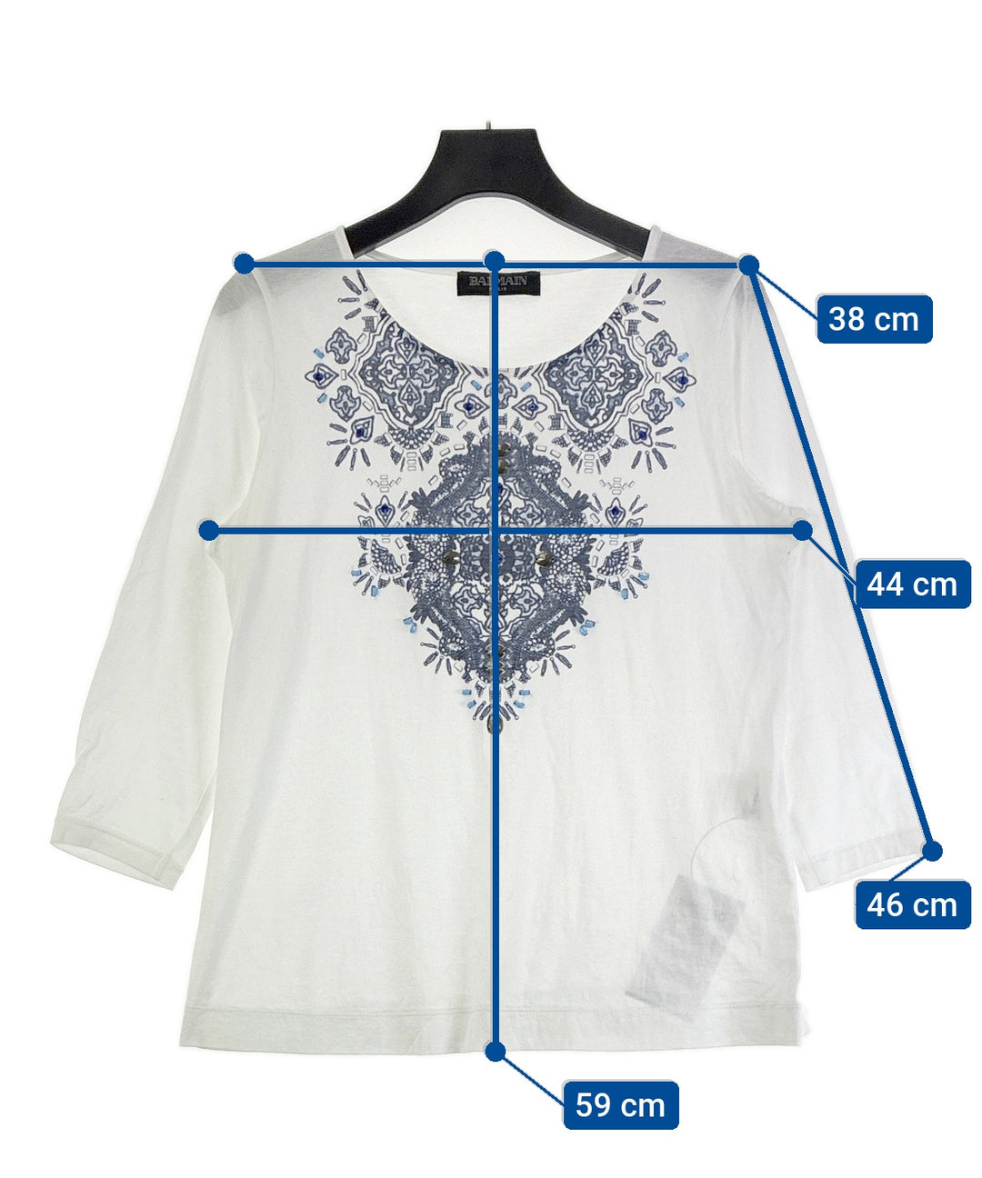 BALMAIN เสื้อยืด/เสื้อท็อปส์