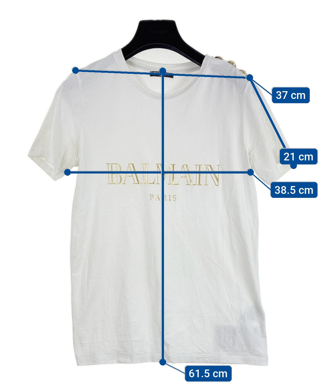 BALMAIN เสื้อยืด/เสื้อท็อปส์