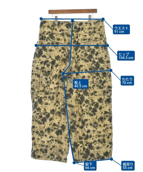 Needles กางเกงมีกระเป๋าข้างกางเกง2-4 กระเป๋า