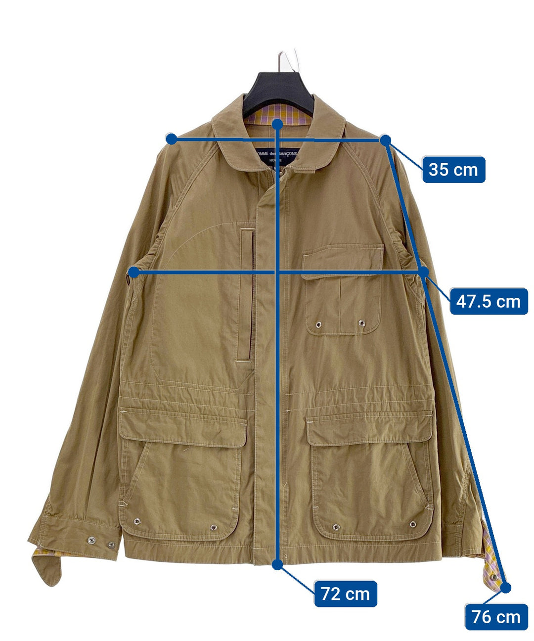 COMME des GARCONS HOMME เสื้อพาร์กาภูเขา