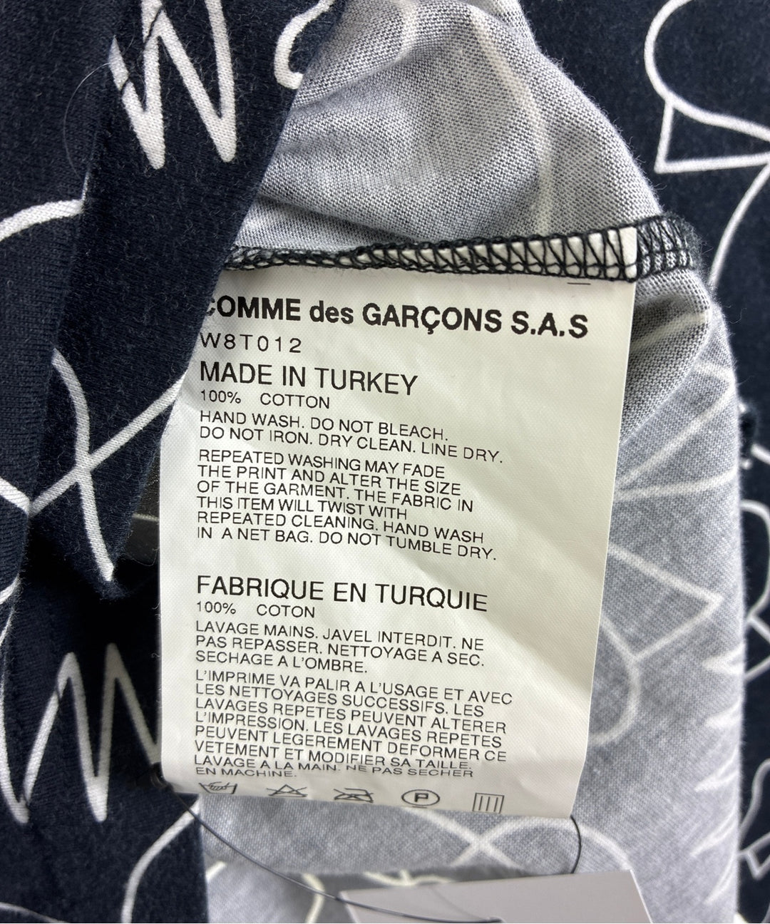 COMME des GARCONS COMME des GARCONS เสื้อยืด/เสื้อท็อปส์
