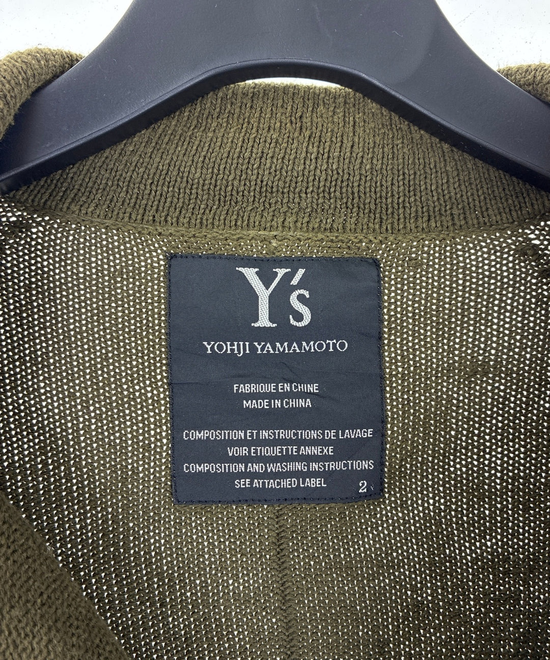 YOHJI YAMAMOTO เสื้อคาร์ดิแกน
