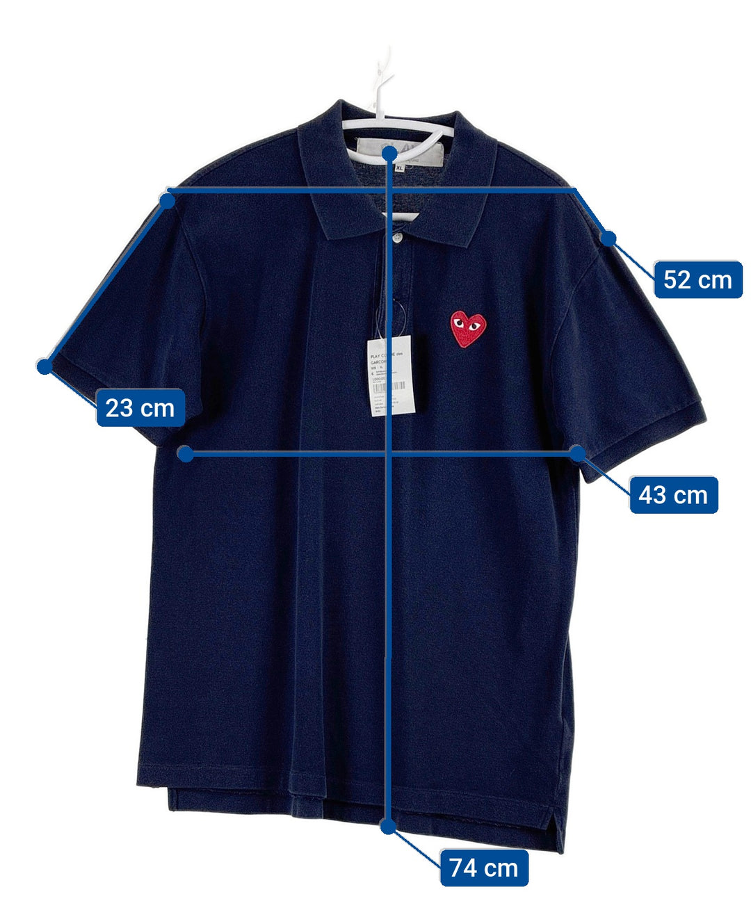 PLAY COMME des GARCONS เสื้อโปโล
