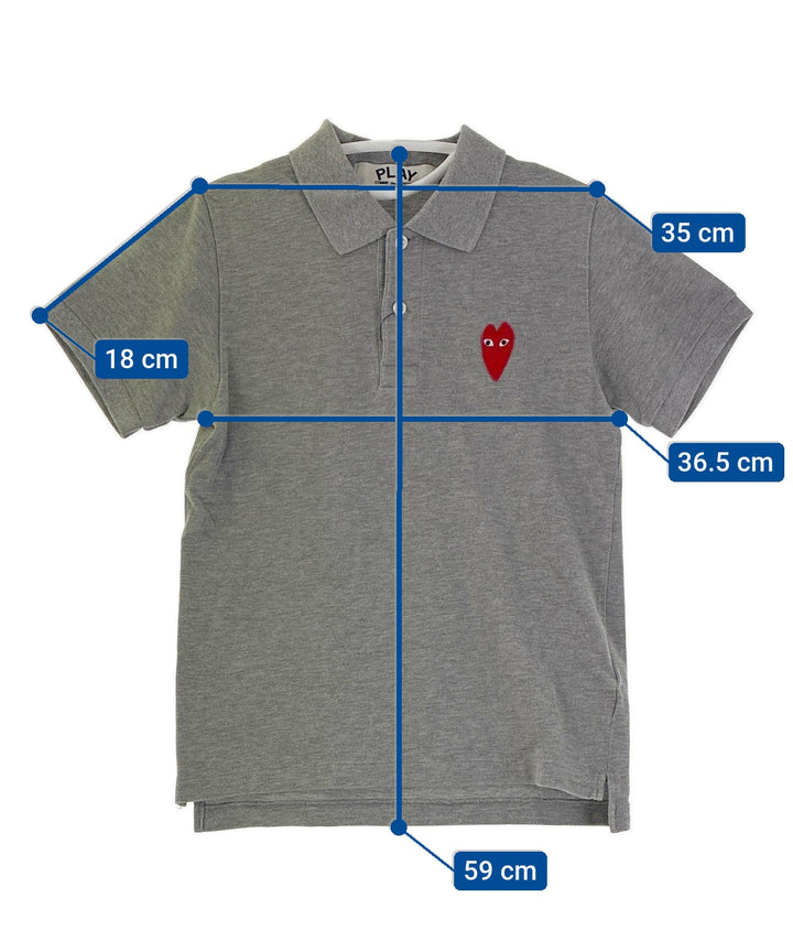 PLAY COMME des GARCONS เสื้อโปโล