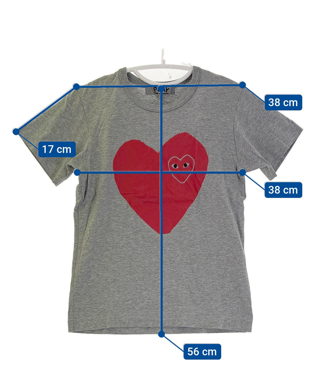 PLAY COMME des GARCONS เสื้อยืด/เสื้อท็อปส์