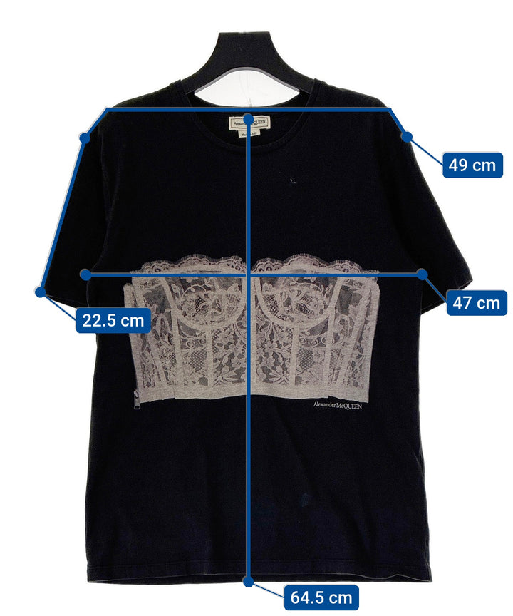 ALEXANDER MCQUEEN เสื้อยืด/เสื้อท็อปส์