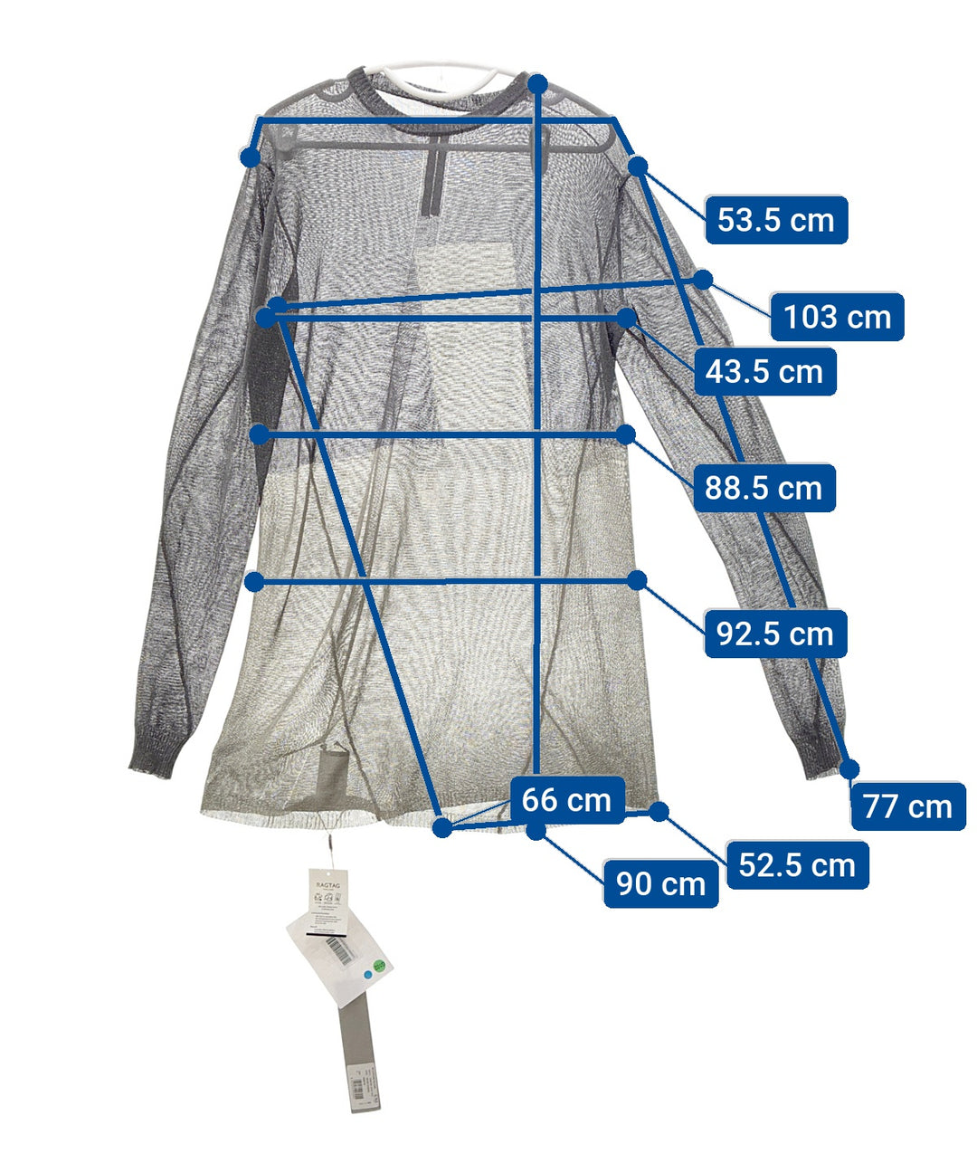 Rick Owens ชุดเอี๊ยม/เสื้อคลุมหลวมๆ/จั๊มสูท