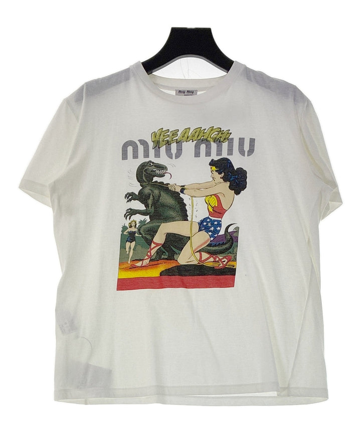 Miu Miu เสื้อยืด/เสื้อท็อปส์