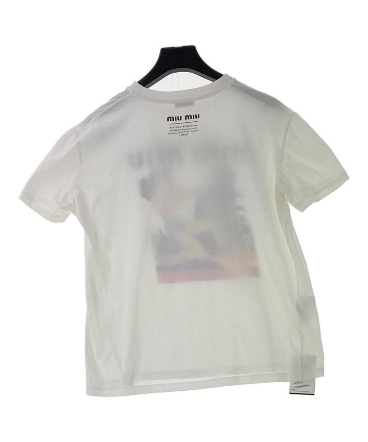 Miu Miu เสื้อยืด/เสื้อท็อปส์