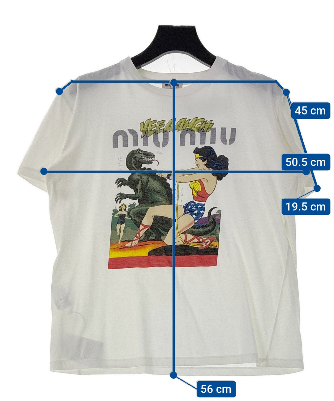 Miu Miu เสื้อยืด/เสื้อท็อปส์
