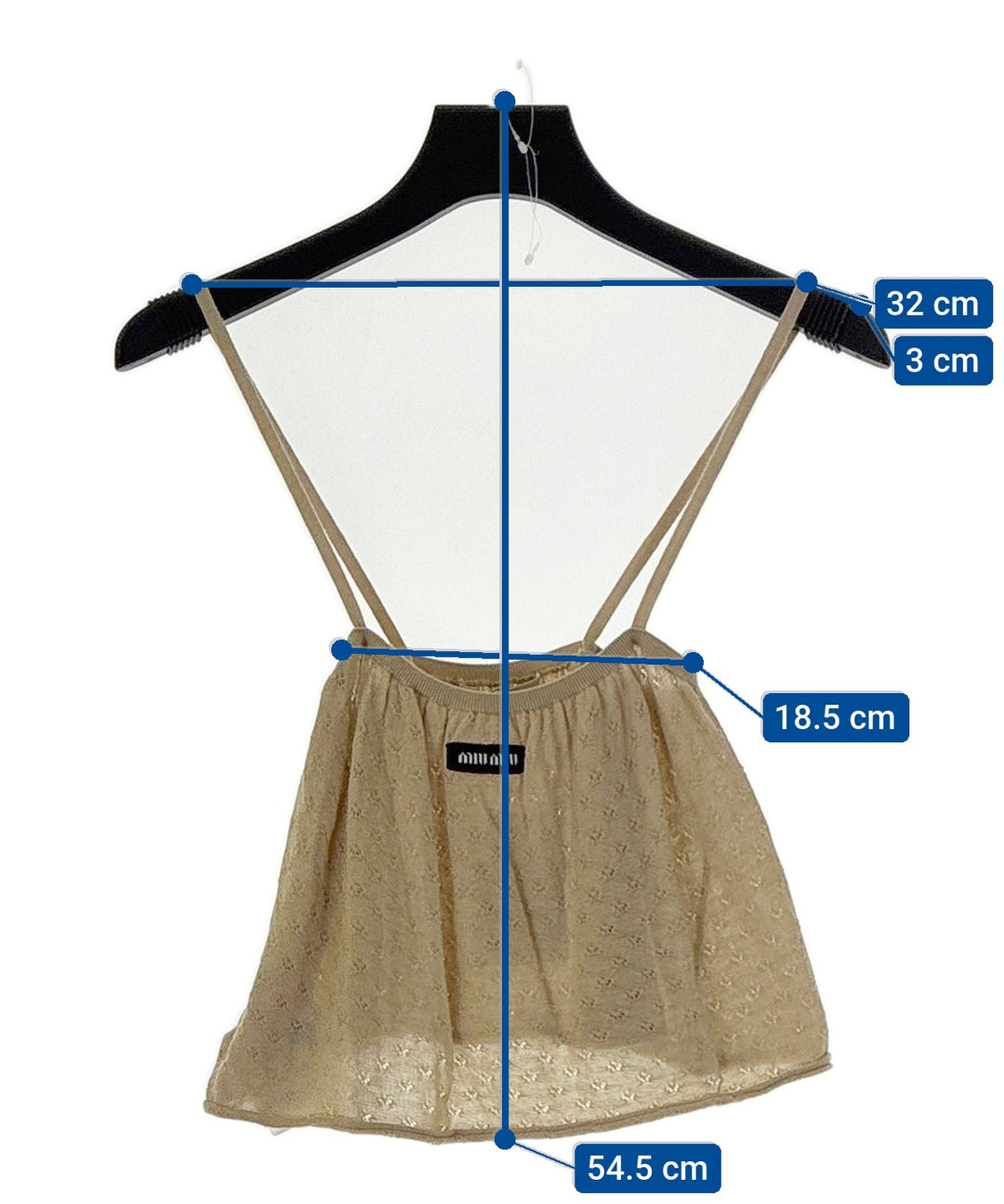 Miu Miu เสื้อสายเดี่ยว