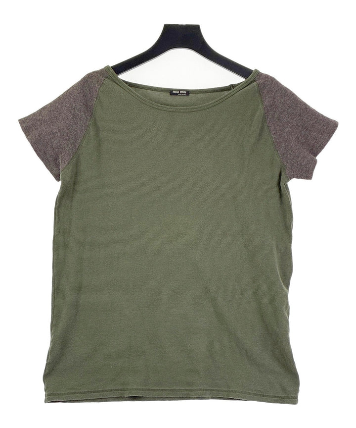 Miu Miu เสื้อยืด/เสื้อท็อปส์
