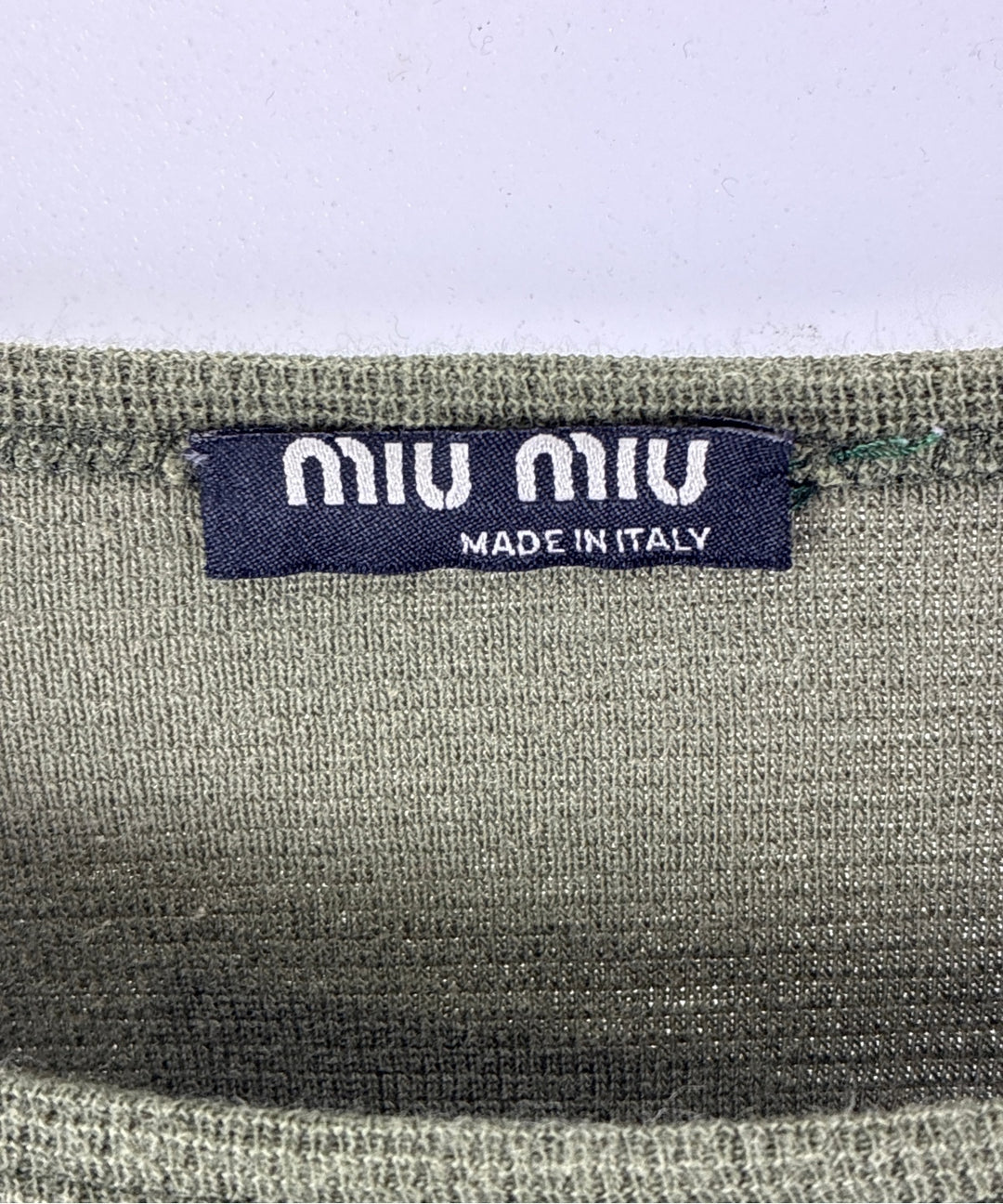 Miu Miu เสื้อยืด/เสื้อท็อปส์