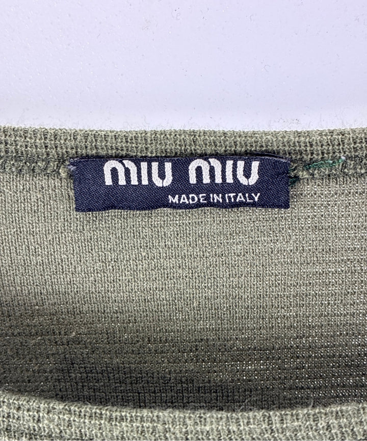 Miu Miu เสื้อยืด/เสื้อท็อปส์
