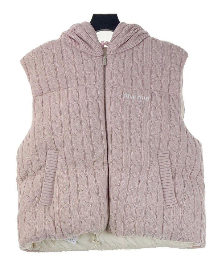 Miu Miu แจ็คเก็ตดาวน์/เสื้อกั๊ก