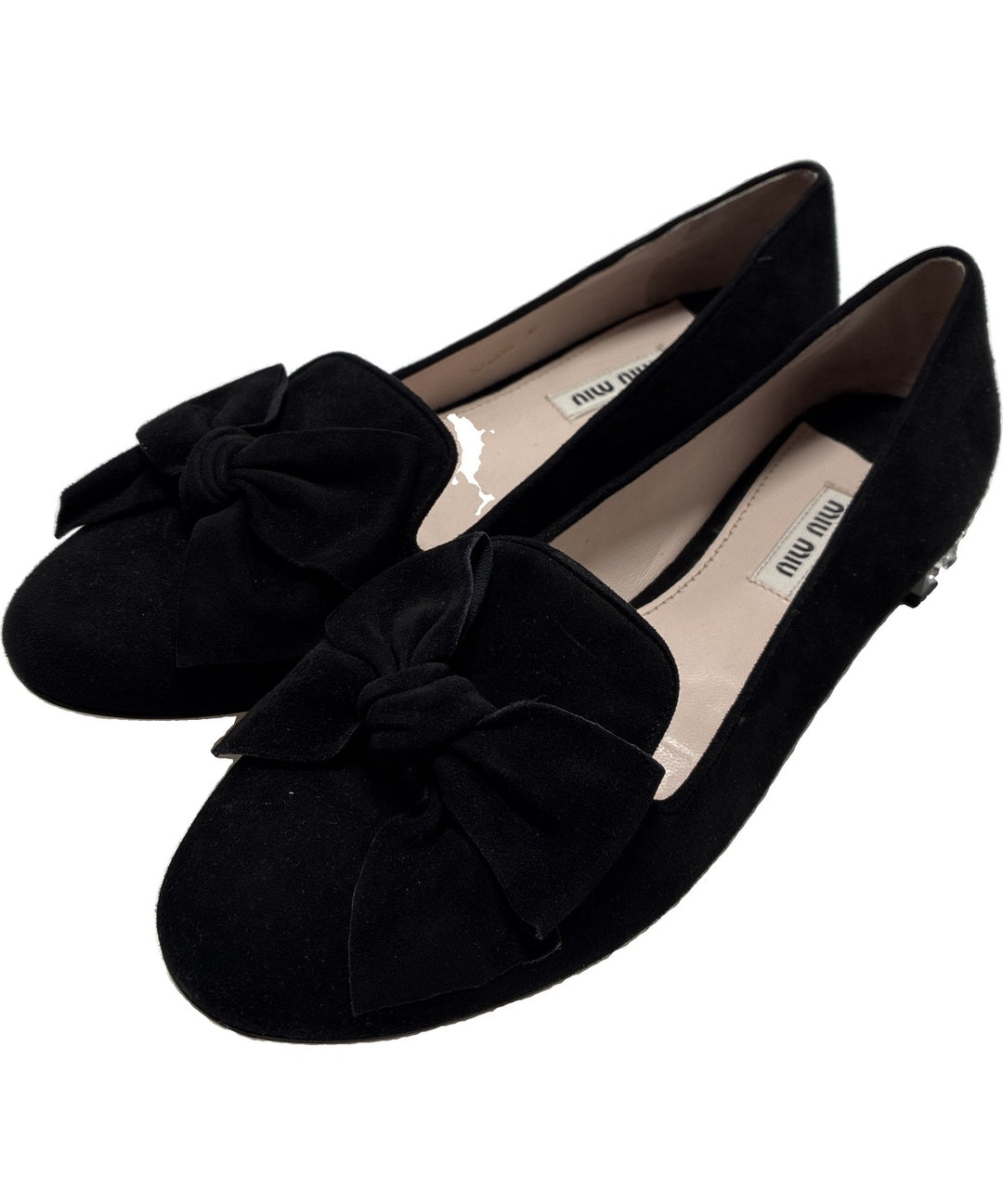 Miu Miu รองเท้าบัลเล่ต์/รองเท้าโอเปร่า