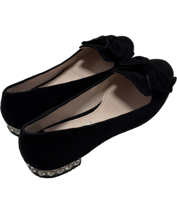Miu Miu รองเท้าบัลเล่ต์/รองเท้าโอเปร่า