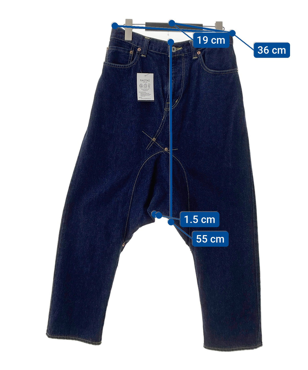 GANRYU แจ็คเก็ตยีนส์