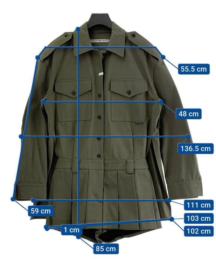 ALEXANDER WANG ชุดเอี๊ยม/เสื้อคลุมหลวมๆ/จั๊มสูท