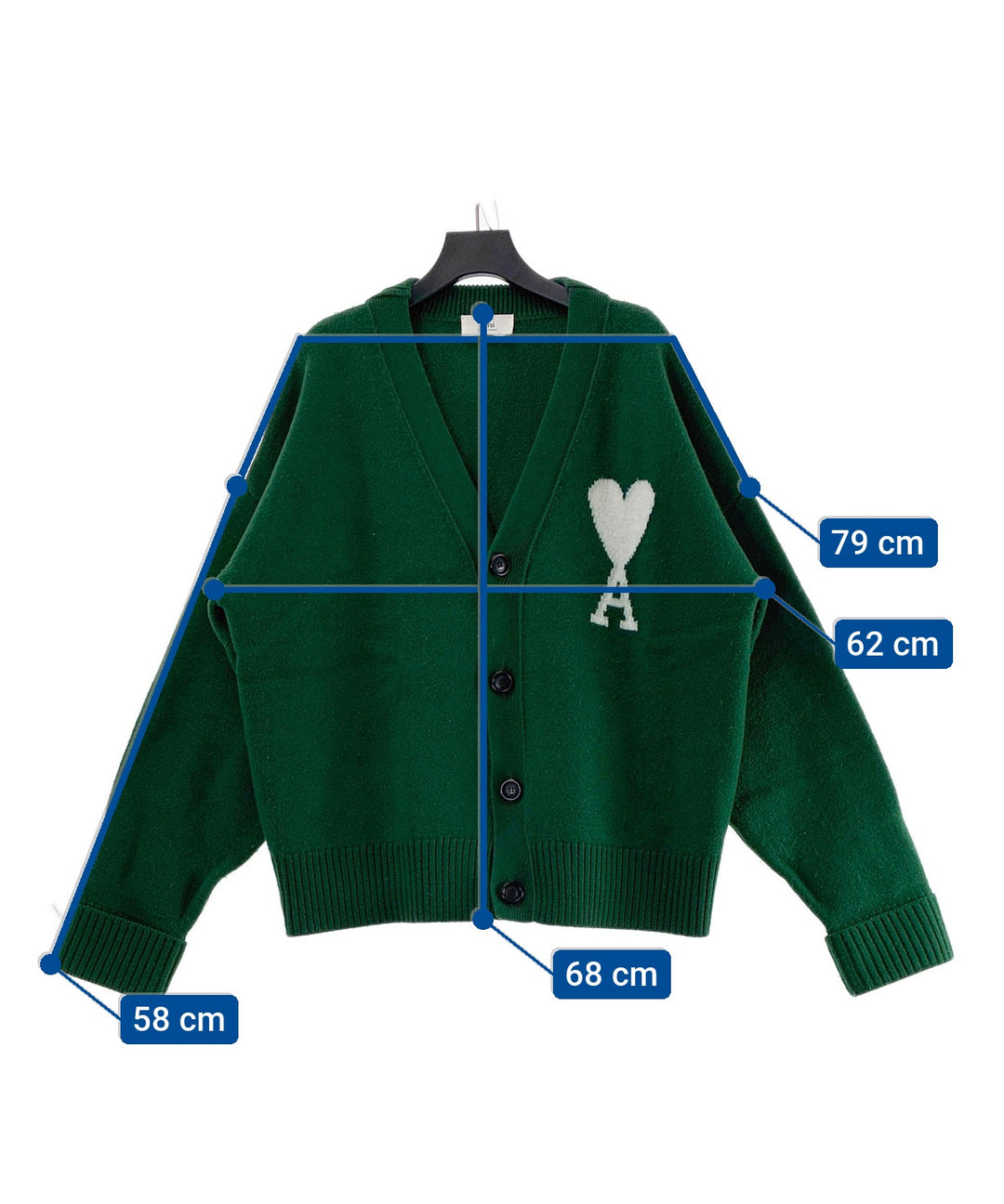 ami เสื้อคาร์ดิแกน