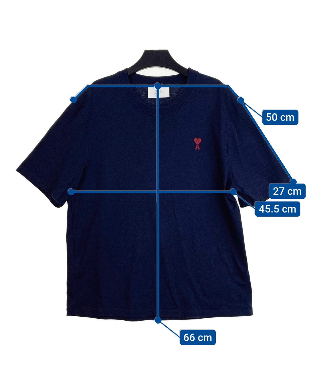 ami เสื้อยืด/เสื้อท็อปส์