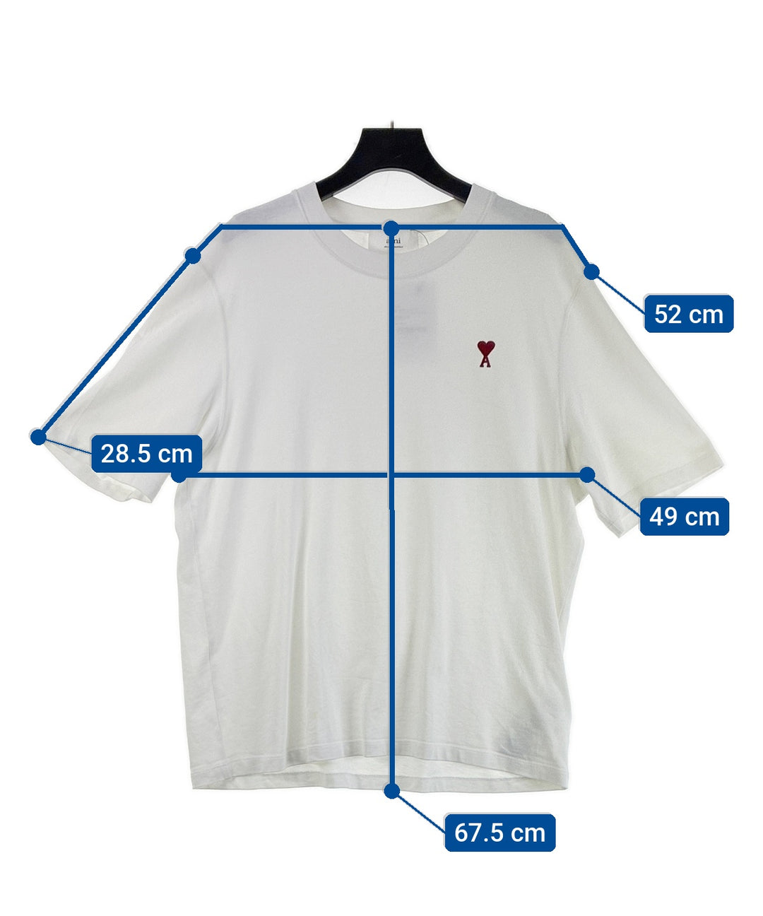 ami เสื้อยืด/เสื้อท็อปส์