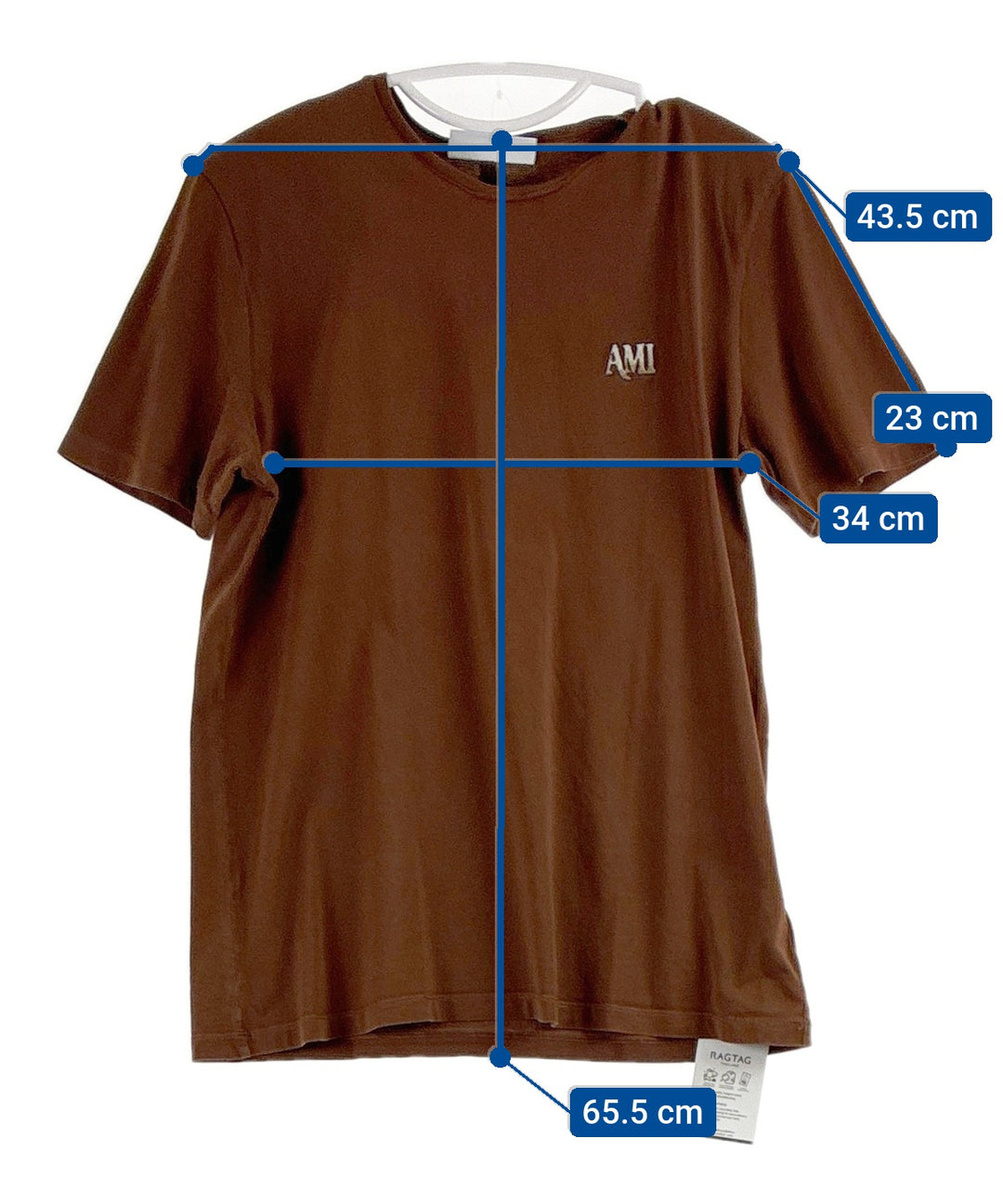 ami เสื้อยืด/เสื้อท็อปส์