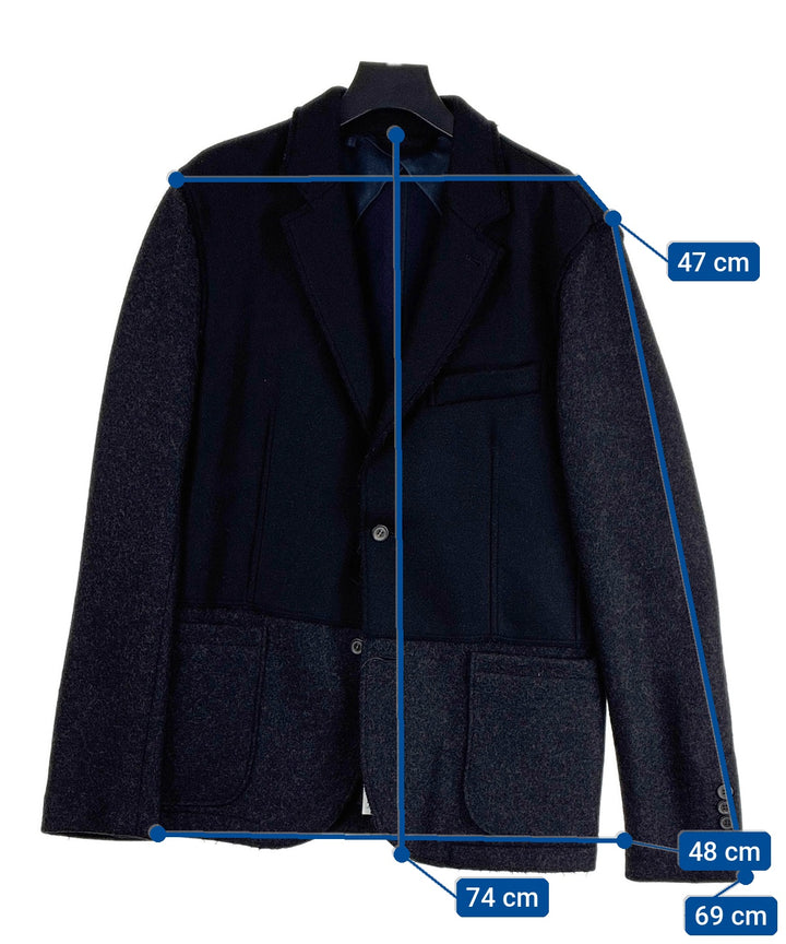 LANVIN เสื้อโค้ทเชสเตอร์ฟิลด์