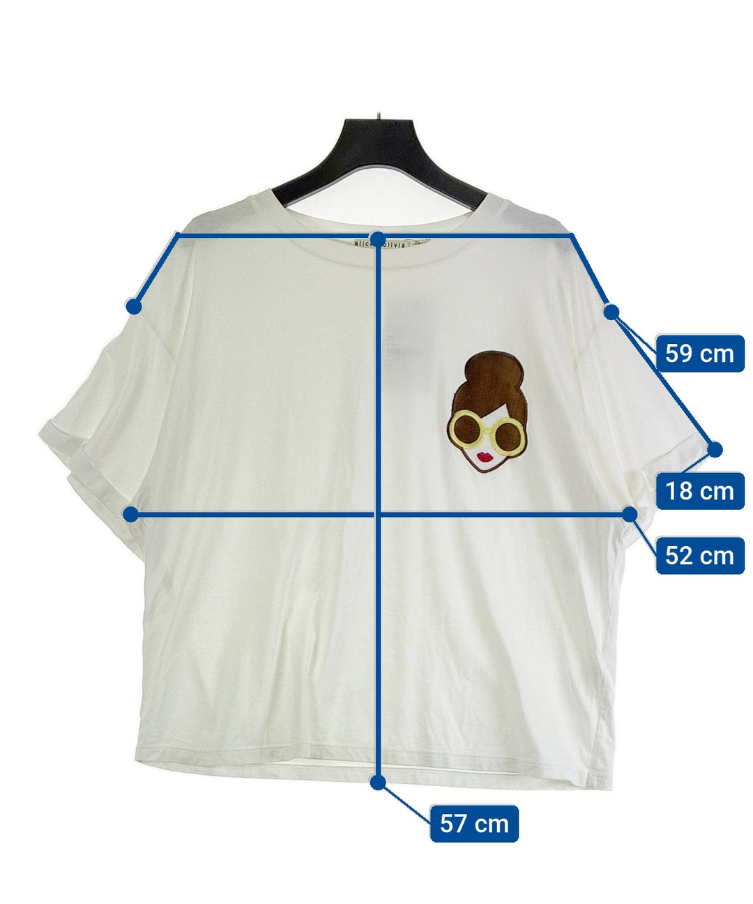 alice+olivia เสื้อยืด/เสื้อท็อปส์