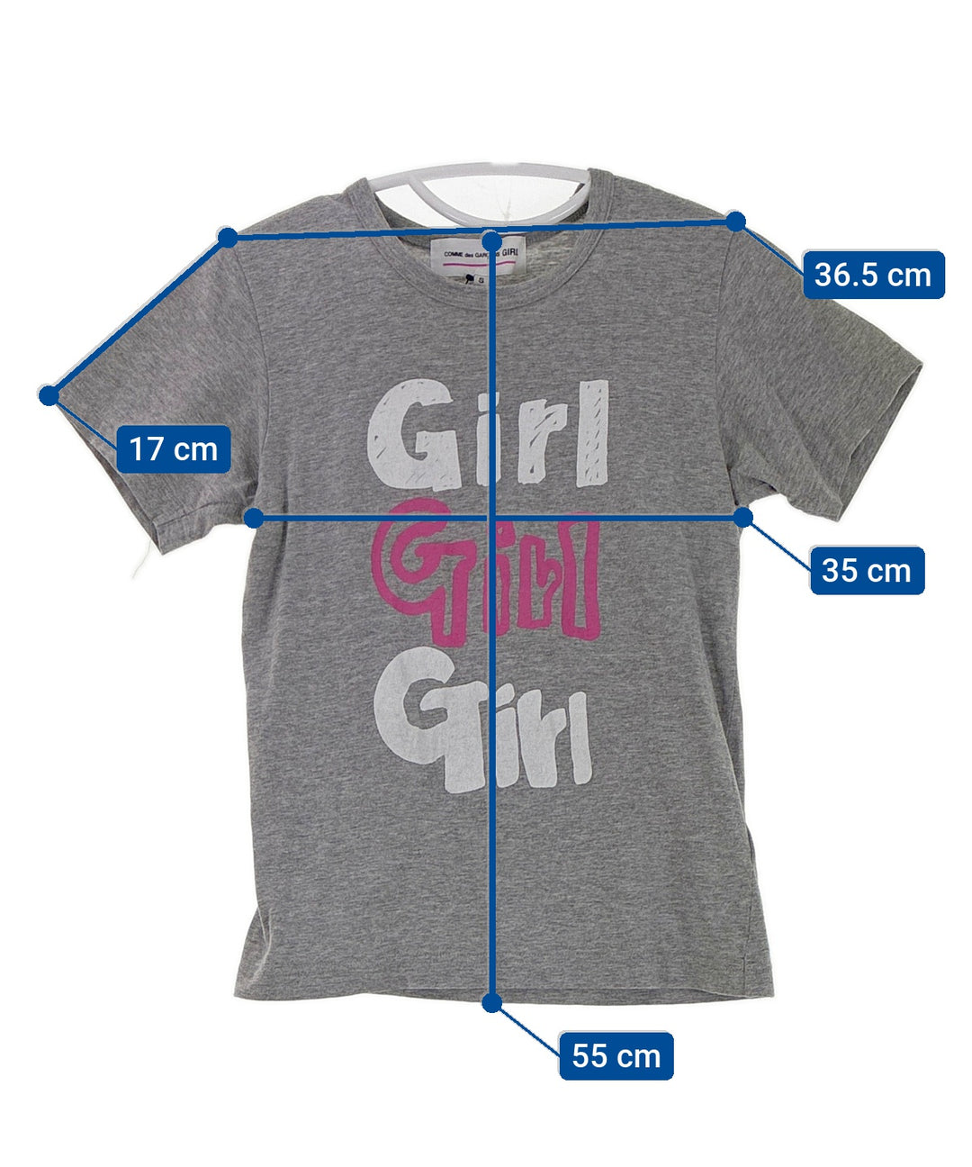 COMME des GARCONS GIRL เสื้อยืด/เสื้อท็อปส์