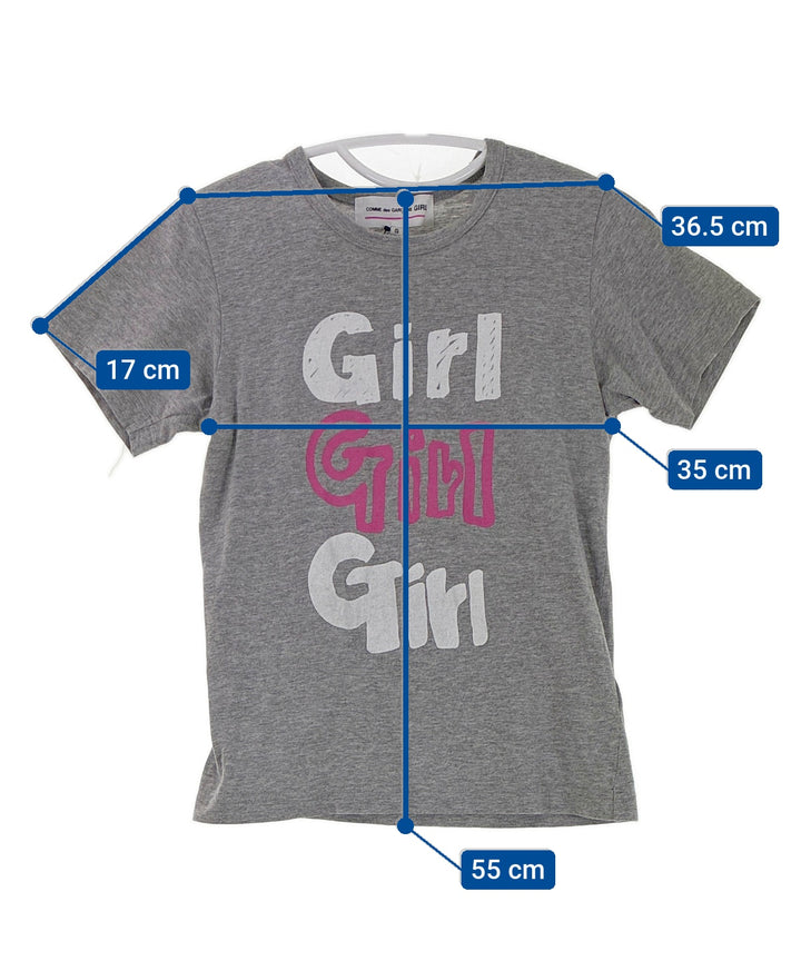 COMME des GARCONS GIRL เสื้อยืด/เสื้อท็อปส์