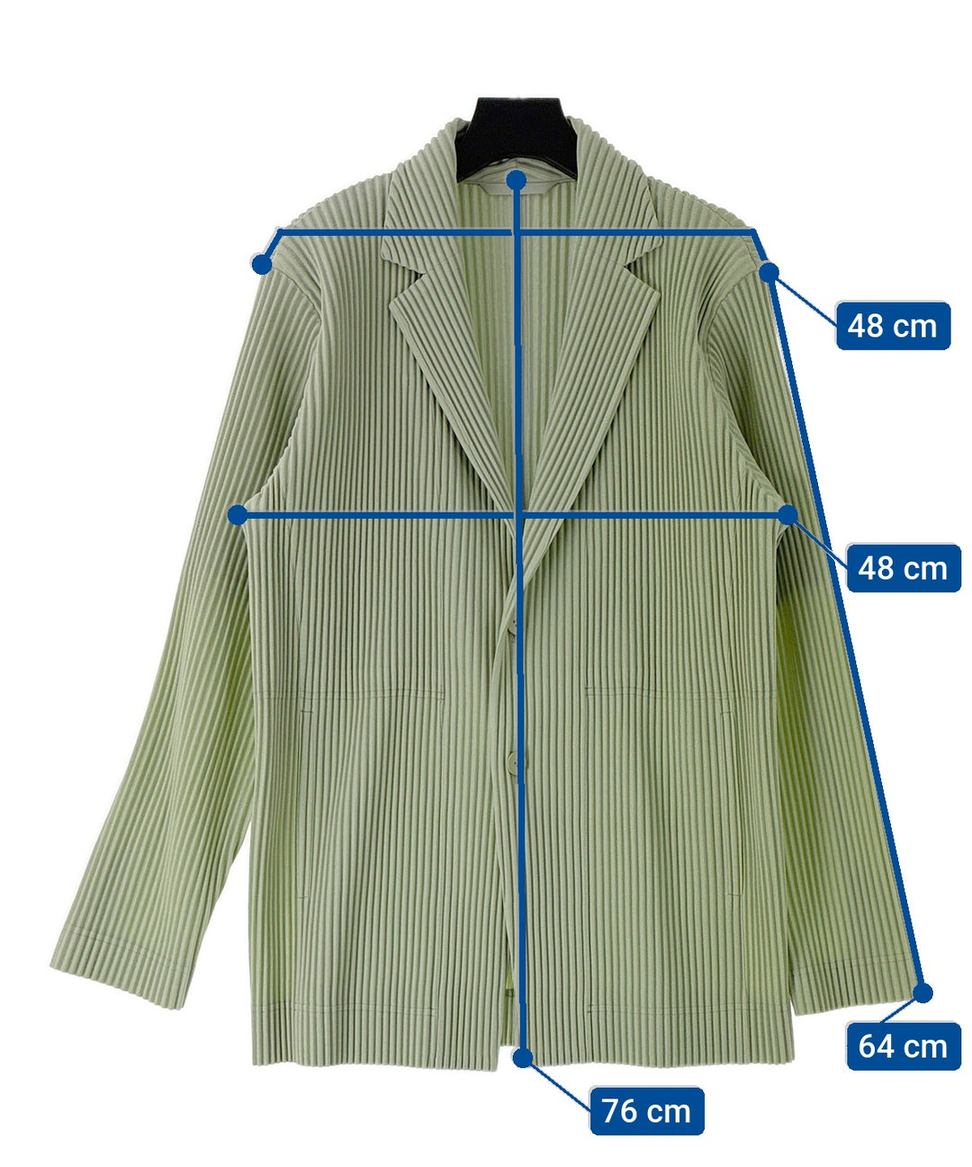 HOMME PLISSE แจ็คเก็ตลำลอง