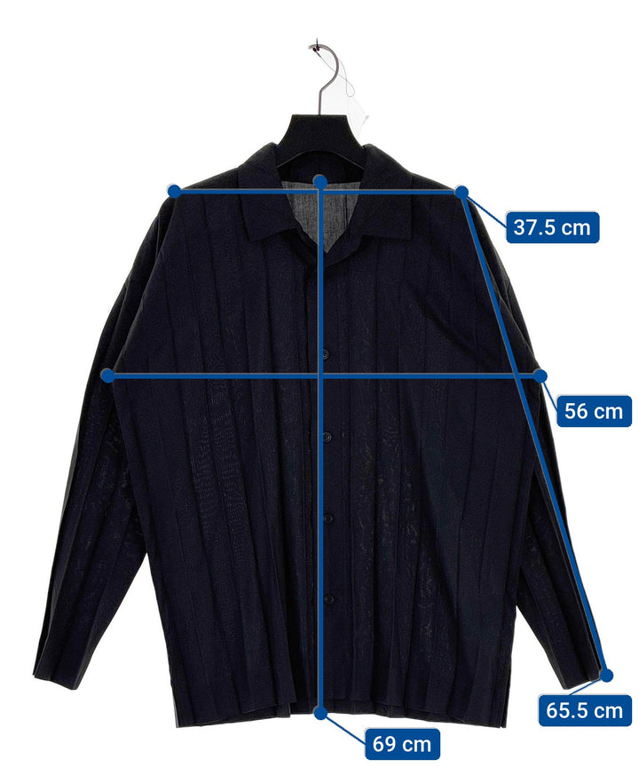 HOMME PLISSE เสื้อเชิ้ต