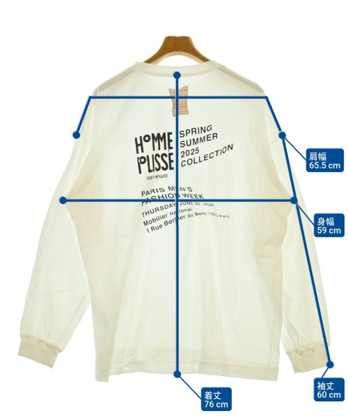 HOMME PLISSE เสื้อยืด/เสื้อท็อปส์