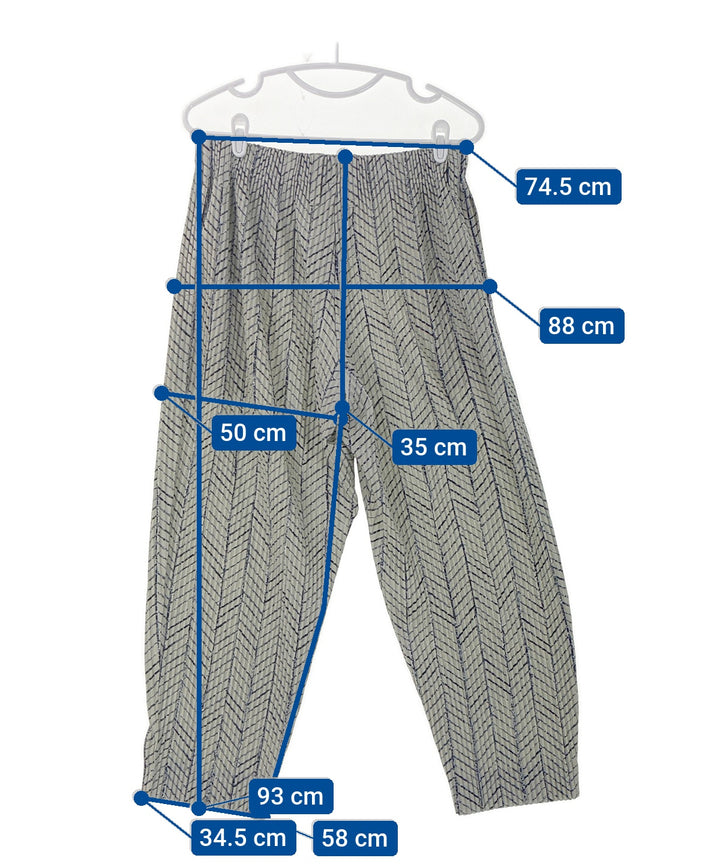 HOMME PLISSE กางเกงมีกระเป๋าข้างกางเกง2-4 กระเป๋า