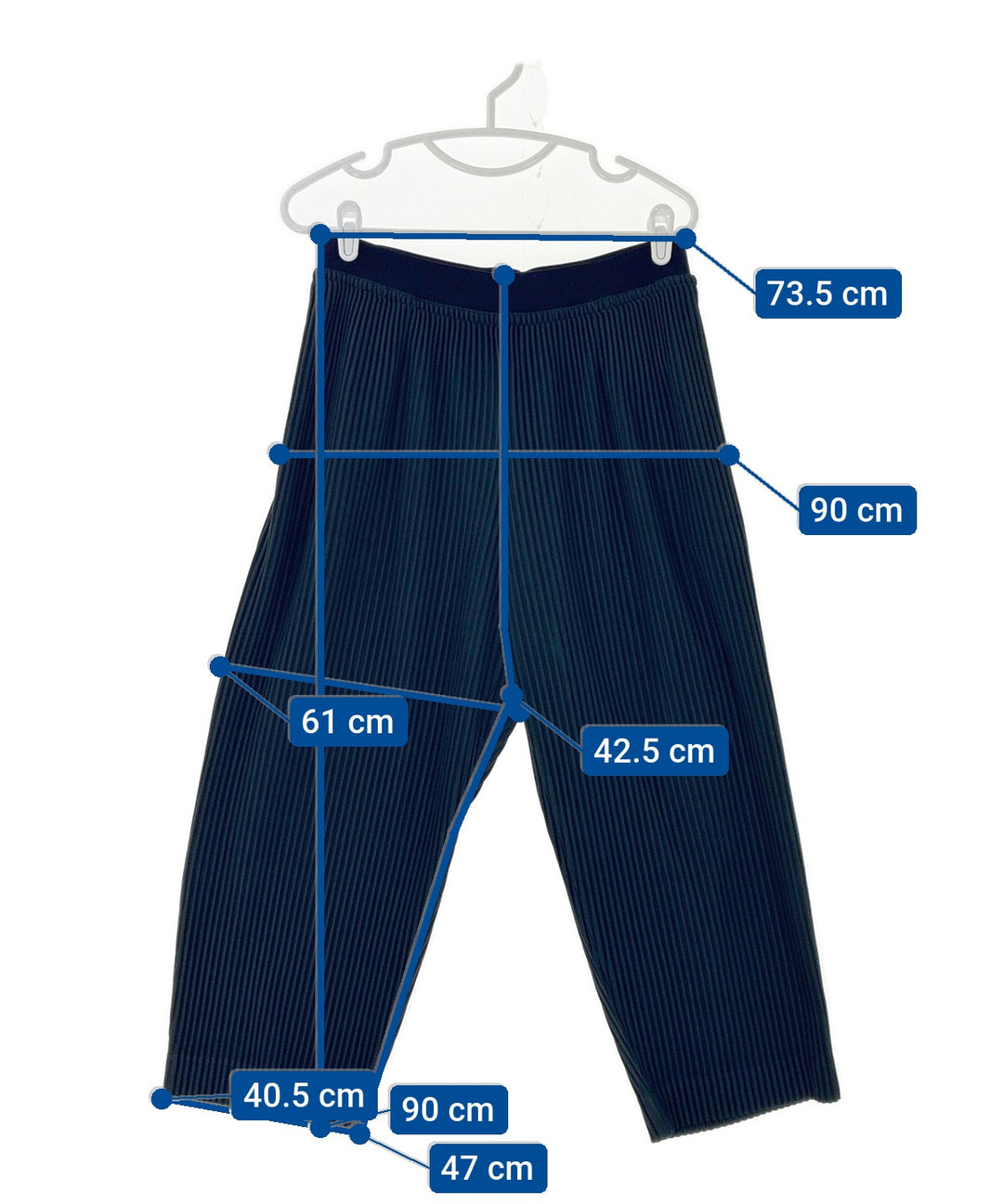 HOMME PLISSE กางเกงมีกระเป๋าข้างกางเกง2-4 กระเป๋า