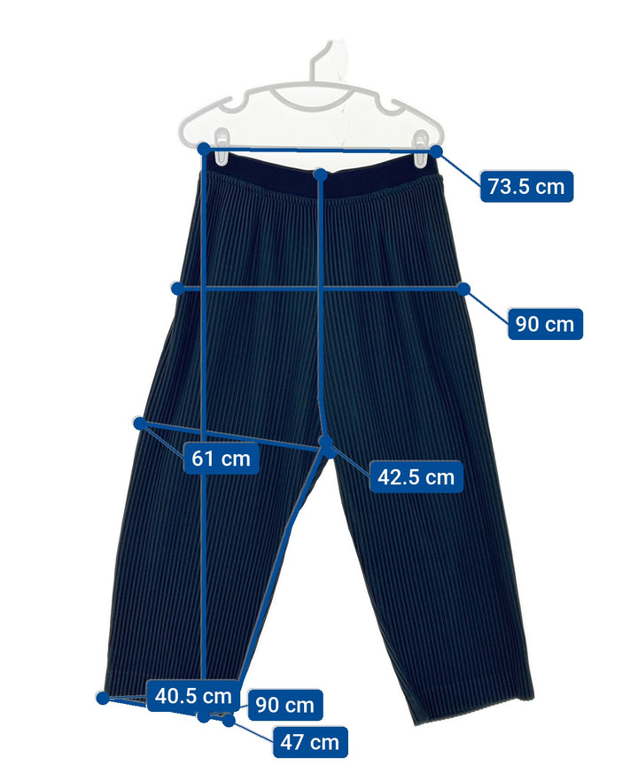 HOMME PLISSE กางเกงมีกระเป๋าข้างกางเกง2-4 กระเป๋า