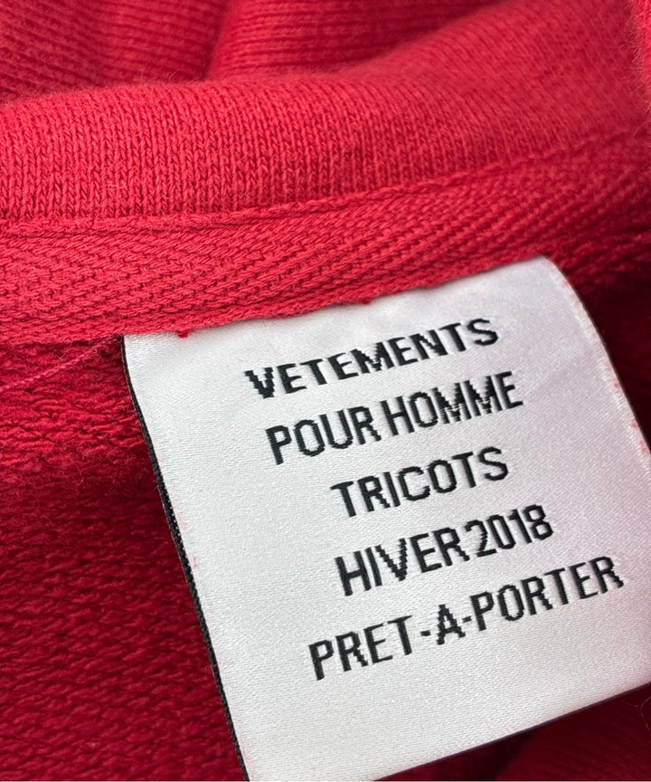 VETEMENTS เสื้อฮู้ด