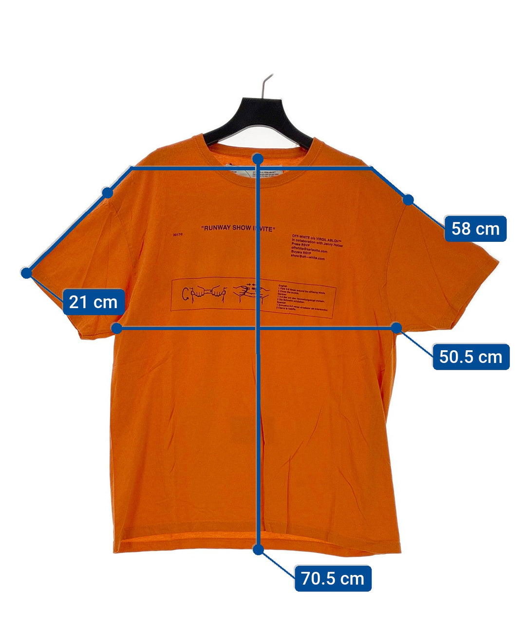 OFF-WHITE เสื้อยืด/เสื้อท็อปส์