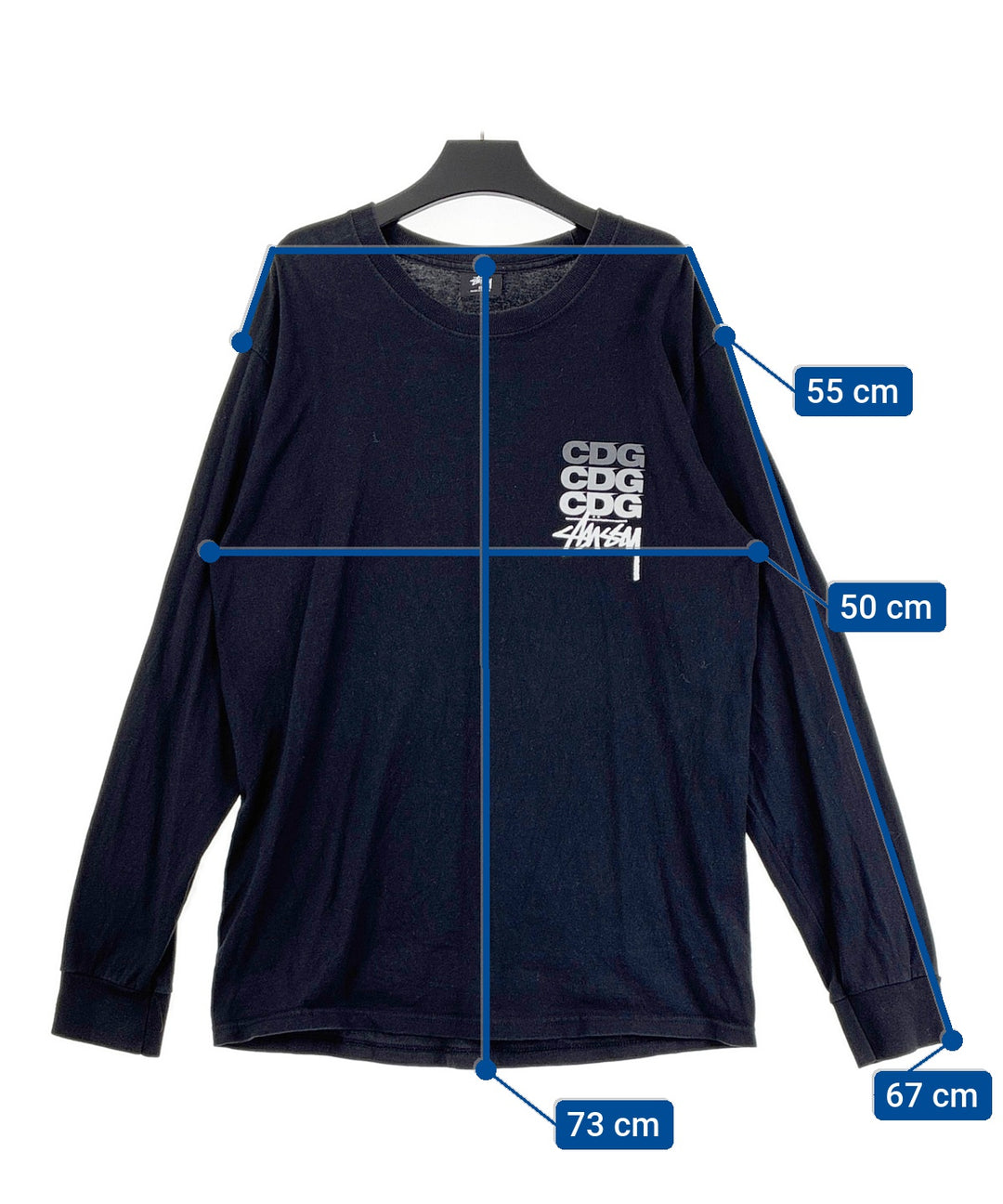 CDG เสื้อยืด/เสื้อท็อปส์
