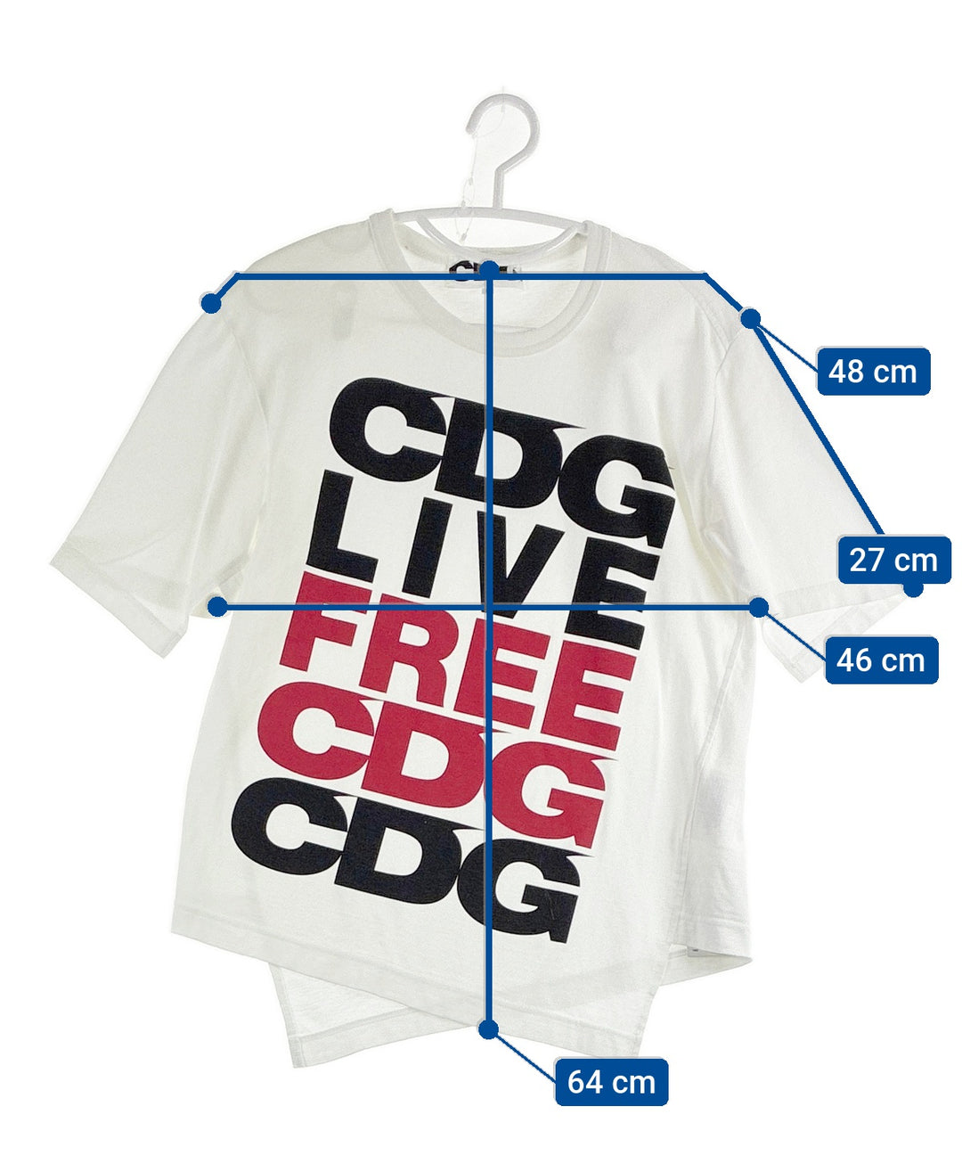 CDG เสื้อยืด/เสื้อท็อปส์