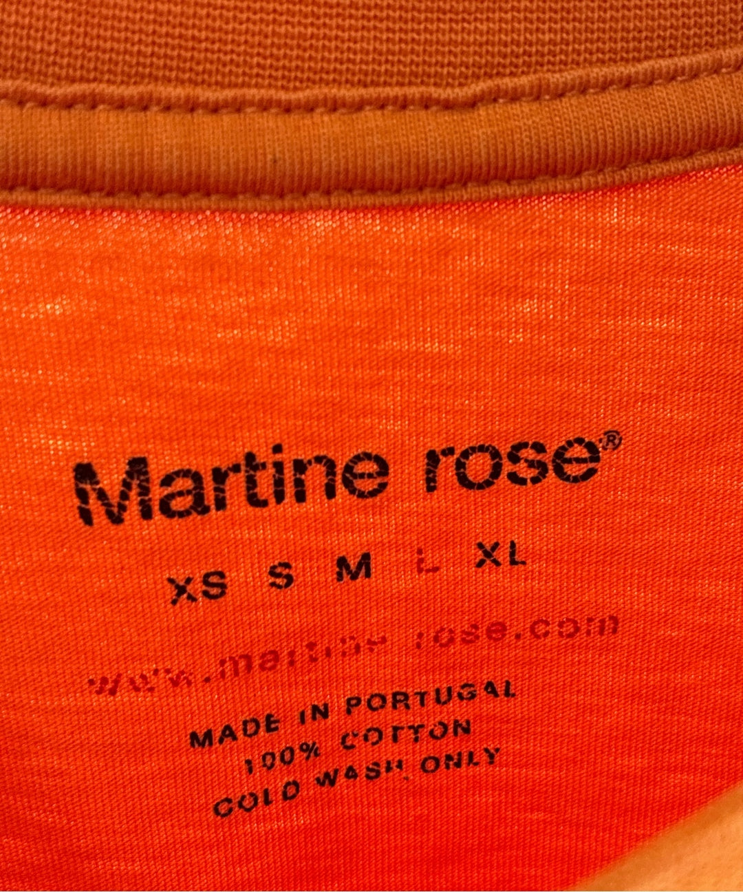 Martine Rose เสื้อยืด/เสื้อท็อปส์