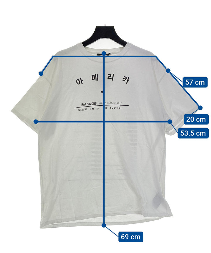 RAF SIMONS เสื้อยืด/เสื้อท็อปส์