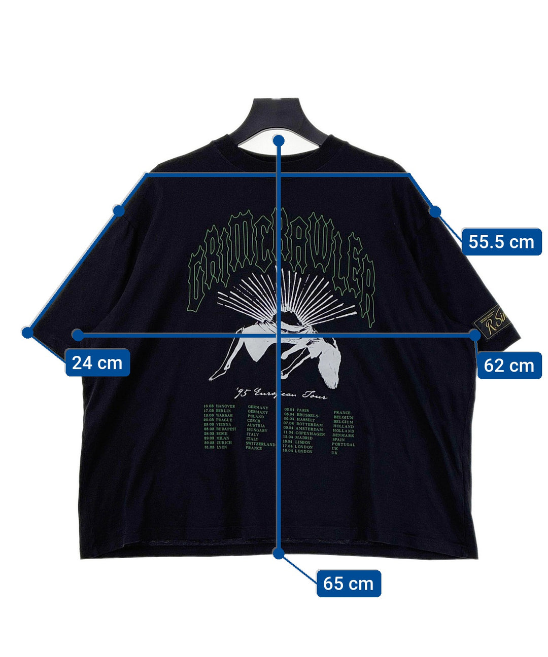 RAF SIMONS เสื้อยืด/เสื้อท็อปส์