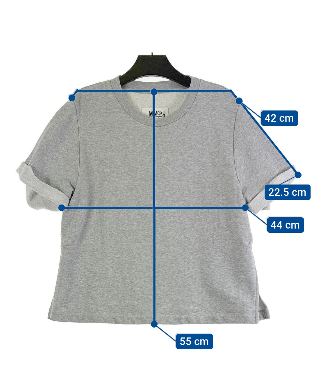 MM6 เสื้อยืด/เสื้อท็อปส์