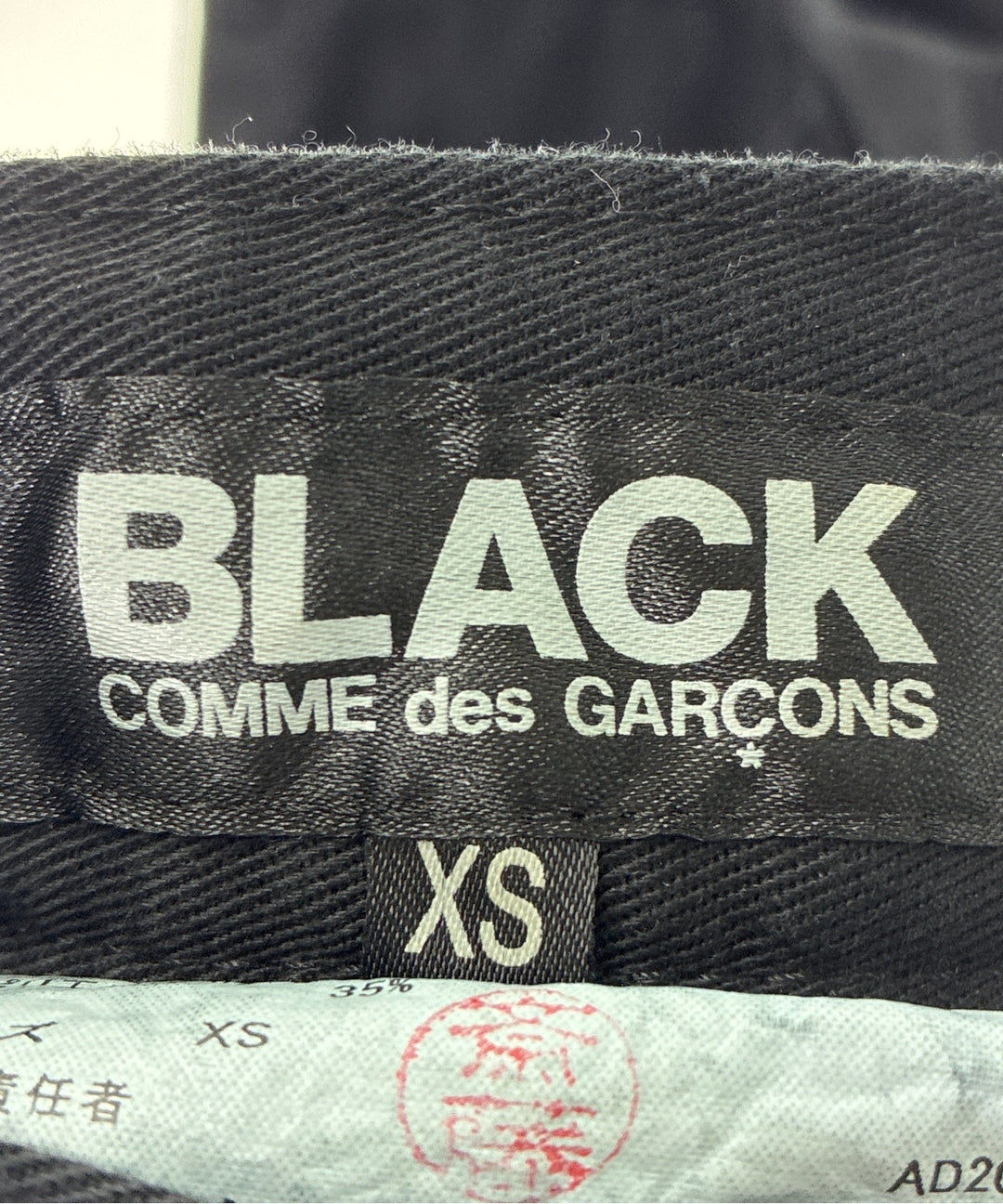 BLACK COMME des GARCONS กางเกง 5 ส่วน