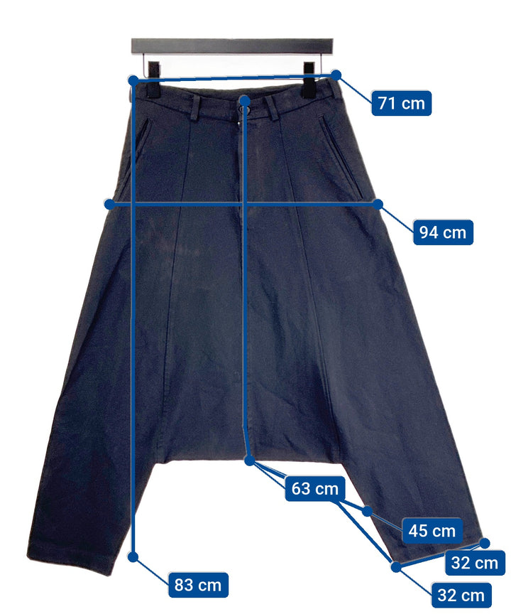 BLACK COMME des GARCONS กางเกง 5 ส่วน